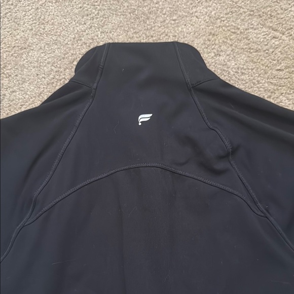 Fabletics Black Athletic Jacket with High Collar and Tapered Fit - Picture 5 of 7